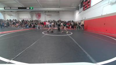 120 lbs Cons. Round 2 - Abreil Zachary, Central JG JV vs Gemma Johnson, Conifer