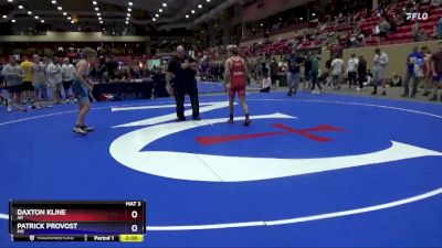 132 lbs Quarterfinal - Daxton Kline, AR vs Patrick Provost, MO