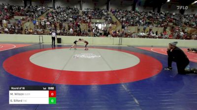 60 lbs Round Of 16 - Michael Wilson, Guerrilla Wrestling Academy vs Sebastian Siford, The Storm Wrestling Center