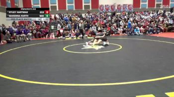 120 lbs 3rd Place Match - Makenna Kurth, Waukon vs Ryley Hartman, Oelwein