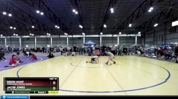 90 lbs Champ. Round 3 - Nixon Hunt, Farnsworth Middle School vs Jacob Jones, All In Wrestling Academy