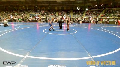 67 lbs Round Of 16 - Grayson Schultz, Team Tulsa Wrestling Club vs Theodore Folkens, Maverick