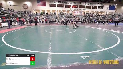 135 lbs Consi Of 64 #2 - Ryder Garten, Las Plumas vs Leonardo Michel, Salem Elite Mat Club