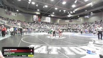 1A 215 lbs Quarterfinal - Jarum Robison, Monticello vs Moxin Floyd, Bryce Valley