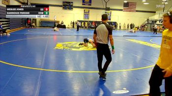 149 lbs Champ. Round 2 - Weslee Jones, Carl Albert State vs Darrioius Perkins, Fort Hays Tech Northwest