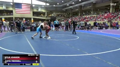 138 lbs Champ. Round 1 - Wylie Johnson, IA vs Justin Mikessell, MO