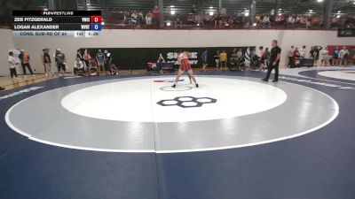 65 kg Cons. Sub-rd Of 64 - Zeb Fitzgerald, Viking Wrestling Club (IA) vs Logan Alexander, West Virginia Regional Training Center