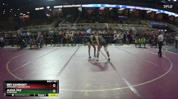 130 lbs Cons. Round 1 - Alexa Paz, SLAM Miami vs Bry Kaminsky, University (Orange City)