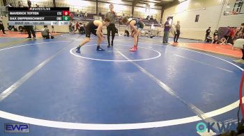 130 lbs Rr Rnd 3 - Maverick Totten, Cleveland Takedown vs Dax Depperschmidt, Cowboy Wrestling Club