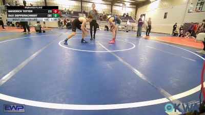 130 lbs Rr Rnd 3 - Maverick Totten, Cleveland Takedown vs Dax Depperschmidt, Cowboy Wrestling Club