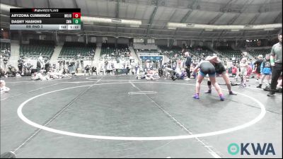 125 lbs Rr Rnd 2 - Aryzona Cummings, Mojo Grappling Academy vs Dagny Haskins, Shelton Wrestling Academy