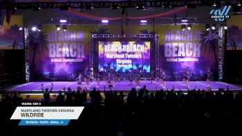 Maryland Twisters Virginia - Wildfire [2024 L2 Youth - Small - A Day 2] 2024 ACDA Reach the Beach Cheer Grand Nationals