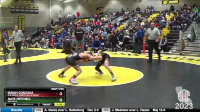 100 lbs 3rd Place Match - Nate Mitchell, USA Gold vs Isaiah Gonzaga, Elk Grove Wrestling Academy