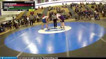 285 lbs Quarterfinal - Jacob Fowler, Spanish Springs. vs Trey Smith, McQueen