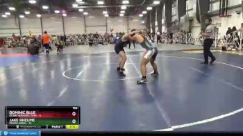 160 lbs Round 3 (6 Team) - Jake Rheume, Minion Green vs Dominic Blue, NCWAY National Team