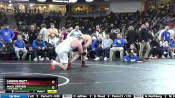 285 lbs Semis - Mack Ortner, 1-Don Bosco vs Landon Pratt, 4-Nashua-Plainfield