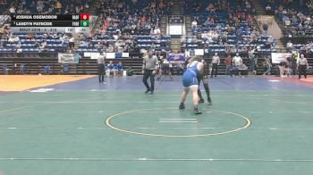 2 - 215 lbs 3rd Place Match - Landyn Patnode, Fort Defiance vs Joshua Osemobor, Radford