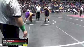 275 lbs Cons. Round 2 - Jose Velazquez, Scorpion WC vs Trey Harris, Williamsville WC