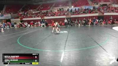 114 lbs Round 1 (16 Team) - Keyla Sanchez, Dallas Hillcrest vs Keira Buggar, Azle