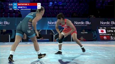 76 kg 1/8 Final - Yasuha Matsuyuki, Japan vs Zsanett Nemeth, Hungary