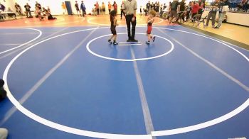 43 lbs Consi Of 16 #2 - Camden Wisdom, Hilldale Youth Wrestling Club vs Anahi Garcia, Owasso Takedown Club