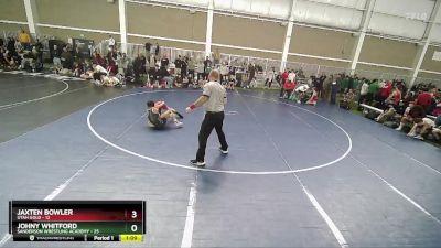 106 lbs Round 1 (4 Team) - Jaxten Bowler, Utah Gold vs Johny Whitford, Sanderson Wrestling Academy