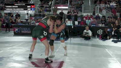 55 lbs Semis - Ronna Gross, MATPAC Wrestling Club/ Titan Mercury Wrestling Club (TMWC) vs Areana Villaescusa, Army (WCAP)