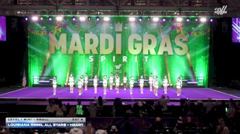 Louisiana Rebel All Stars - Heart [2026 L1 Mini - Small Day 2] 2026 Mardi Gras Grand Nationals