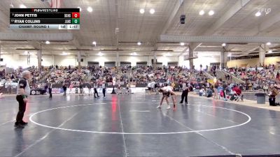 A 175 lbs Champ. Round 1 - Ryan Collins, James Lawson High School vs John Pettis, Station Camp High School