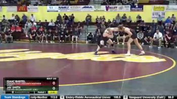 197 lbs 1st Place Match - Isaac Bartel, Montana State University-Northern (Mont.) vs Jay Smith, Eastern Oregon University (Ore.)