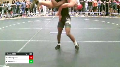 132 lbs Round Of 256 - Ison Sterling, Lancers WC vs Brian Miller, Palo Alto Elite WC