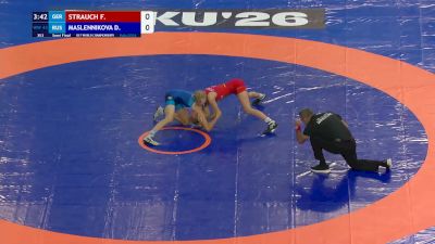 43 kg 1/2 Final - Finja Strauch, Germany vs Daria Maslennikova, Russia