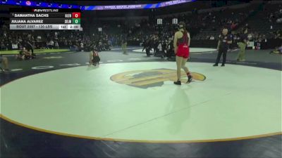 130 lbs Round Of 32 - Samantha Sachs, Glendora (SS) vs Juliana Alvarez, Selma (CS)