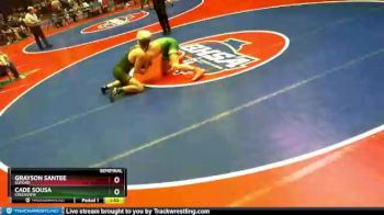 6 lbs Semifinal - Grayson Santee, Buford vs Cade Sousa, Creekview