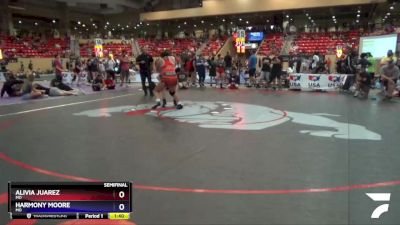 180 lbs Semifinal - Alivia Juarez, MO vs Harmony Moore, MO