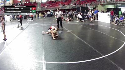 80 lbs 1st Place Match - Jaxyn Hollenbach, Nebraska Boyz vs Korbin Akerson, Nebraska Boyz