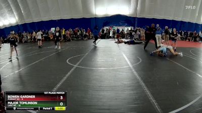 68 lbs Finals (2 Team) - Major Tomlinson, Lake WC vs Bowen Gardner, Pursuit WC