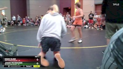 101 lbs Round 2 (4 Team) - Jaxon McCrackin, MO Outlaws Black vs Knox Kline, East Kansas Eagles