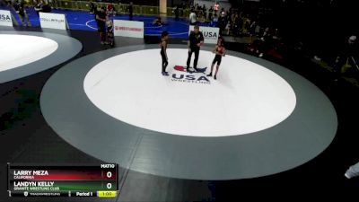 70 lbs Cons. Round 2 - Landyn Kelly, Granite Wrestling Club vs Larry Meza, California