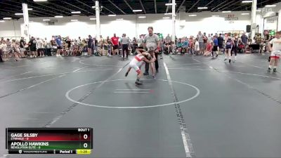 48 lbs Round 1 (4 Team) - Gage Silsby, CTWHALE vs Apollo Hawkins, Revolution Elite