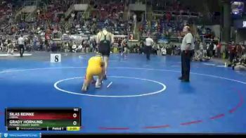 182 lbs Champ. Round 1 - Silas Reinke, Lisbon vs Grady Hornung, Pembina County North