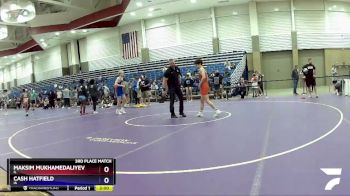 132 lbs 3rd Place Match - Maksim Mukhamedaliyev, IL vs Cash Hatfield, IA