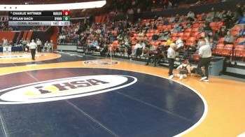 1A 157 lbs Cons. Round 1 - Dylan Dach, Byron vs Charlie Wittmer, Warrensburg (W.-Latham)