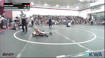 47-51 lbs Quarterfinal - Macie Owen, Perry Wrestling Academy vs Renezmae Merrell, Mannford Pirate Youth Wrestling