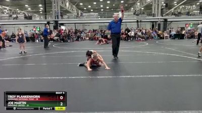 72 lbs Round 3 (4 Team) - Troy Plankenhorn, Warhawk National Team vs Joe Martin, Dragons United