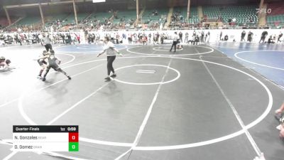 77 lbs Quarterfinal - Niko Gonzales, Bear Cave WC vs Daniel Gomez, Grant County Elite WC