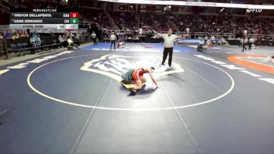 II-131 lbs Cons. Semi - Gene Edwards, Central Valley Academy vs Trevor Dellapenta, Eden