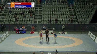 55 kg Quarterfinal - Areana Villaescusa, USA vs Tuba Demir, TUR