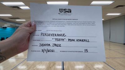 Peak Athletics - Teeth [Senior - Jazz] 2021 USA All Star Virtual Championships