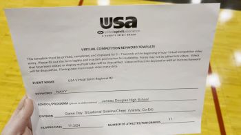 Juneau Douglas High School [High School - High School Situational Sideline/Cheer] 2024 USA Virtual Spirit Regional II